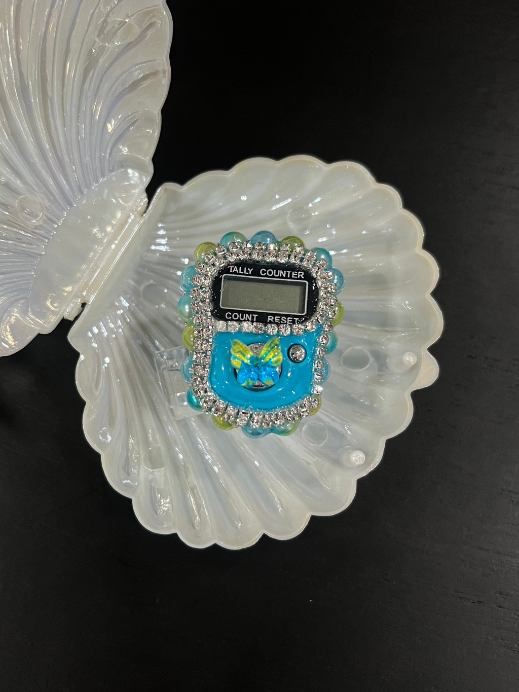 Blue Morpho  Butterfly - Tasbih Ring