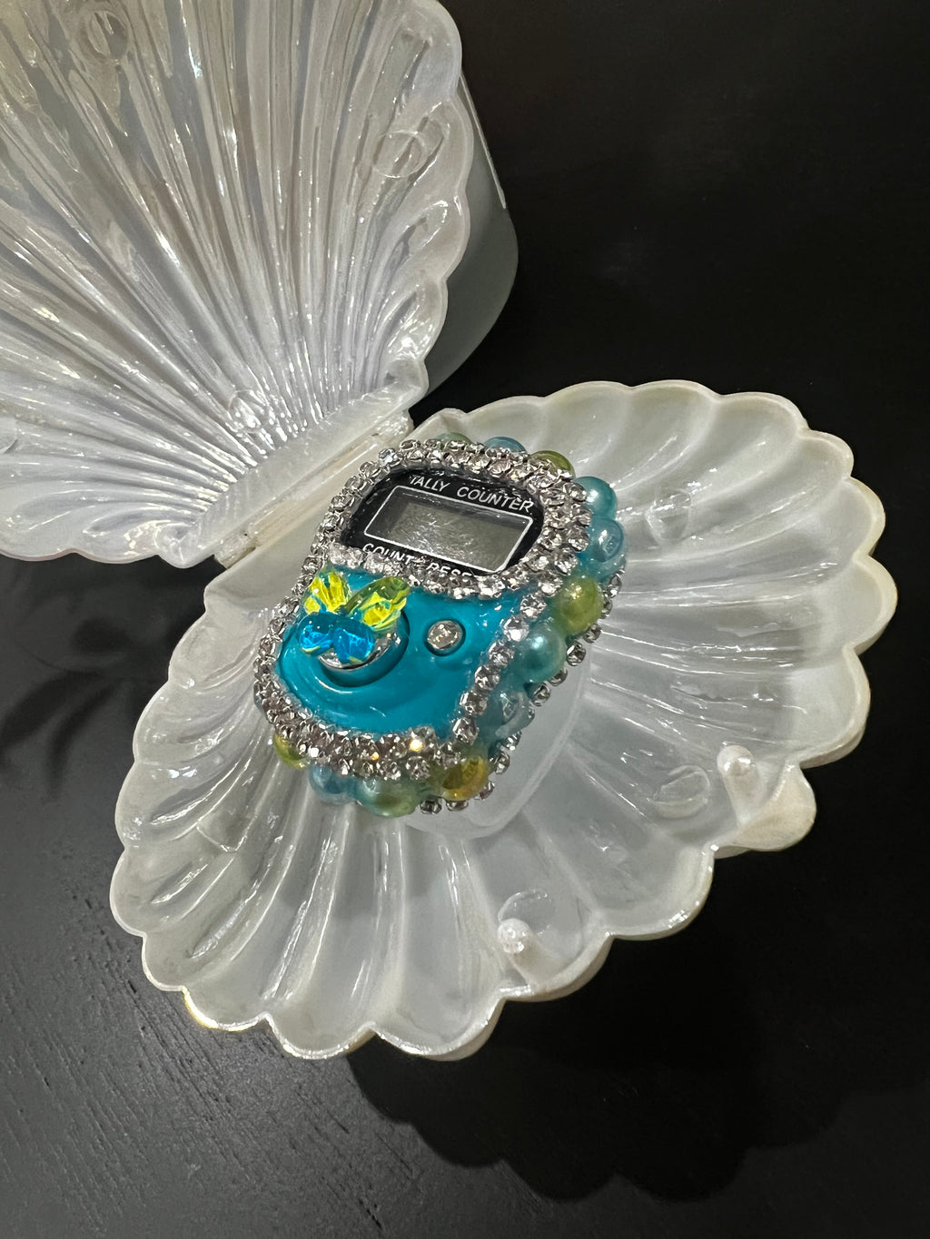 Blue Morpho  Butterfly - Tasbih Ring